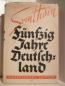Preview: Hedin, Sven: 50 Jahre Deutschland