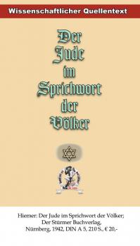 Hiemer, Ernst (Hrsg.): Der Jude im Sprichwort der Völker