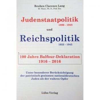 Lang, Reuben Clarence: Judenstaatpolitik