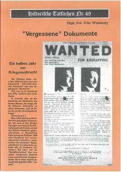 Historische Tatsachen Nr. 49 - Dokumente, die manchen das Staunen lehren