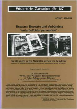 Historische Tatsachen Nr. 107 - Besatzer, Besetzte und Verbündete „unterbelichtet“