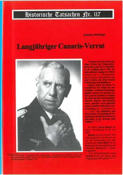 Historische Tatsachen Nr. 117 - Langjähriger Canaris-Verrat