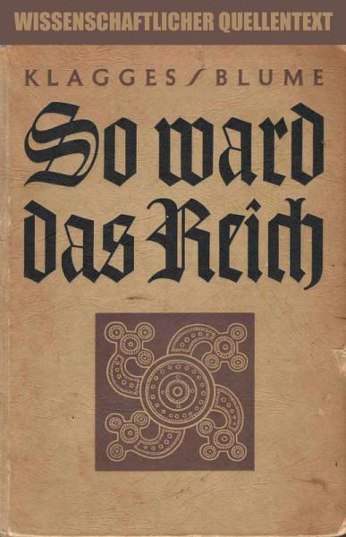 Klagges/Blume: So ward das Reich (Schulbuch)