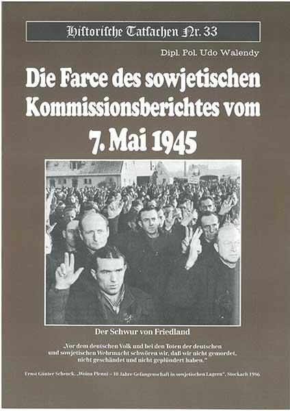 Historische Tatsachen Nr. 33 - Der sowjetische Kommissionsbericht v. 7.5.1945