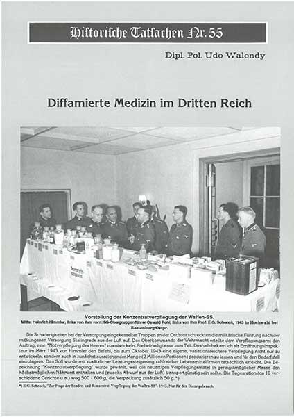 Historische Tatsachen Nr. 55 - Diffamierte Medizin im Dritten Reich