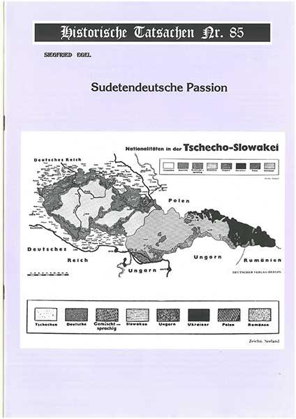 Historische Tatsachen Nr. 85 - Sudetendeutsche Passion