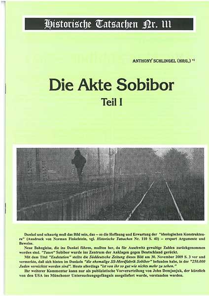 Historische Tatsachen Nr. 111 - Die Akte Sobibor - I. Teil