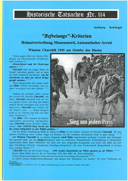 Historische Tatsachen Nr. 114 - „Befreiungs“-Kriterien